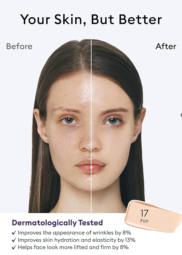 MISSHA M PERFECT COVER SERUM BB CREAM No.17 Fair- Fair with Cool Undertone, Skin Tint, Tinted Moisturizer, Skin Care Foundation Makeup, Superfood Complex, Glass Skin, Korean Makeup,1.18 Fl oz