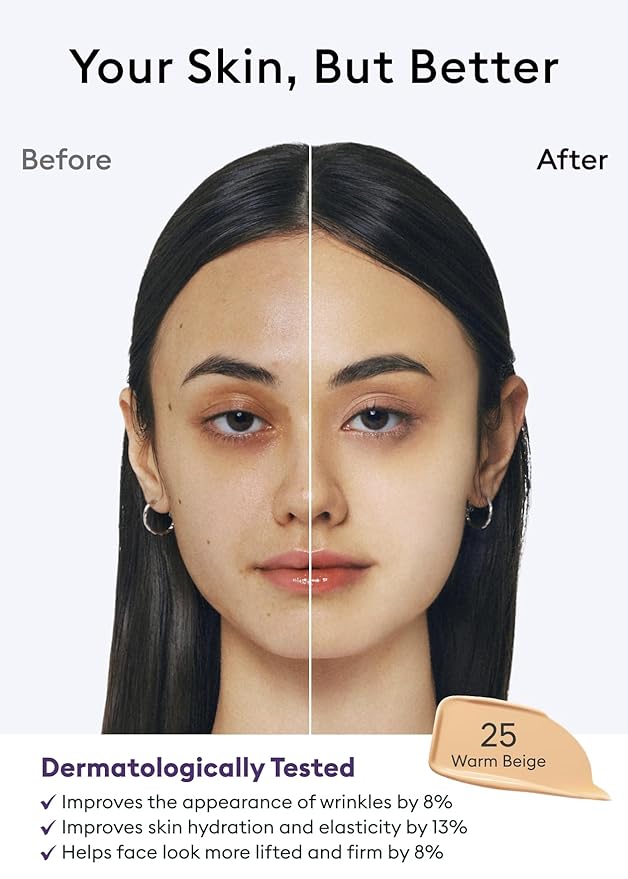 MISSHA M PERFECT COVER SERUM BB CREAM No.25 Warm Beige - Medium with Warm Undertone, Skin Tint, Tinted Moisturizer, Skin Care Foundation Makeup, Superfood Complex, Glass Skin, Korean Makeup,1.18 Fl oz