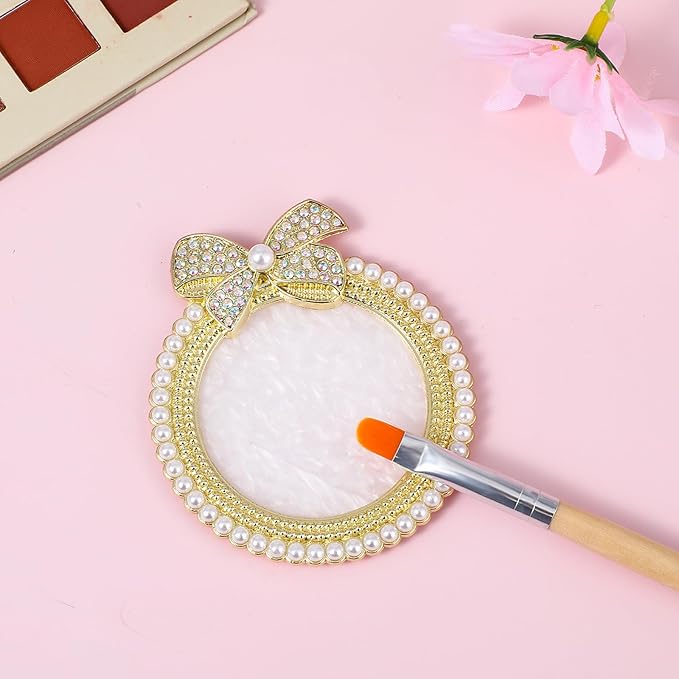 Resin Nail Art Palette Gold Edge Nail Holder