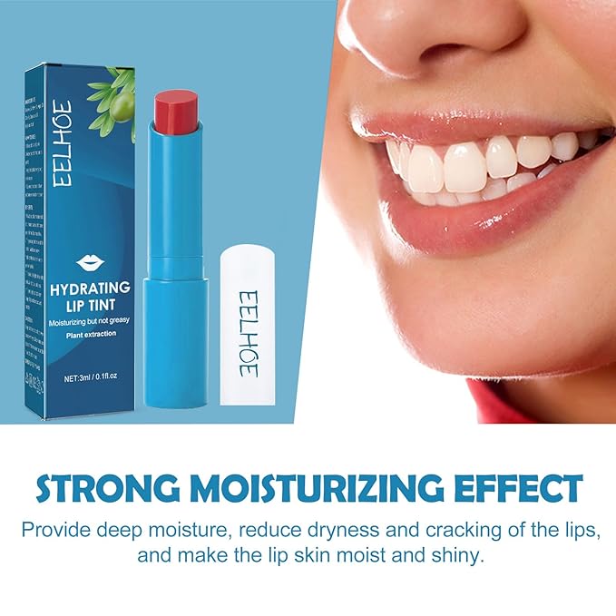 2Pcs Sheer Strength Hydrating Lip Tint, Natural Ingredients Lip