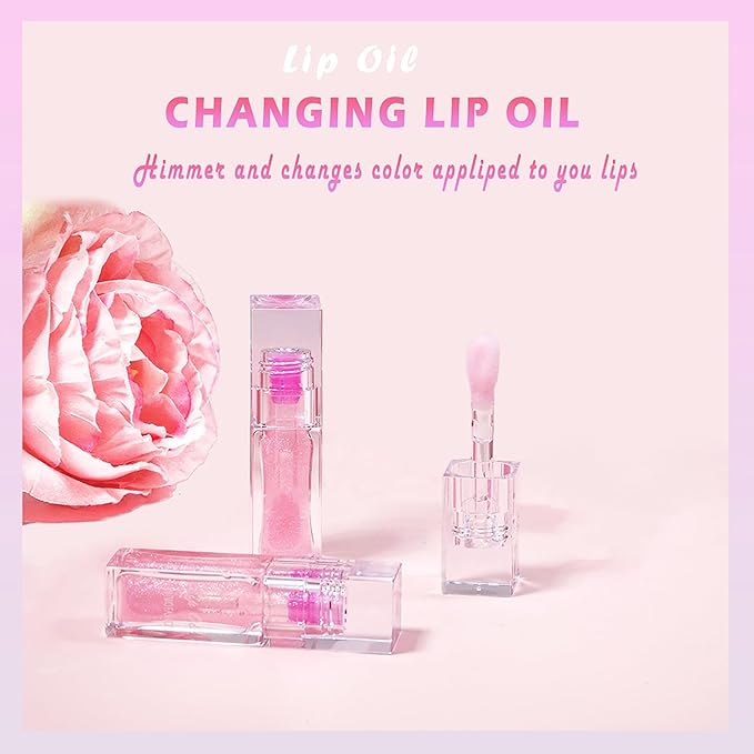 Magic Color Changing Moisturizing Lip Glow Oil, Big Lip