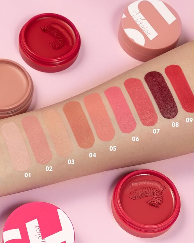 MAEPEOR Cream Blush 9 Color Smooth High-Pigmented Buildable