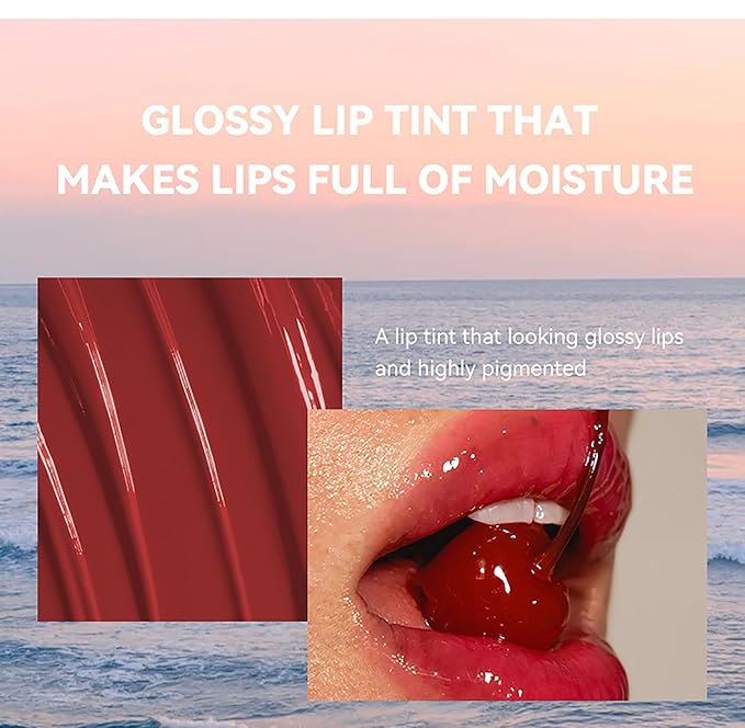 3Pcs Lip Gloss Collection Makeup Set, Shimmery Smooth Lip Glosses for for Girls Women, Soft Liquid Long Lasting Lip Glosses Set with Rich Varied Colors 02