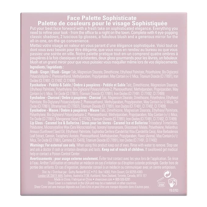 Sheer Cover – Sophisticate Look Face Palette