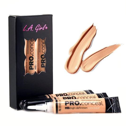 La Girl Hd Pro Conceal High Definition Concealer 3 pack