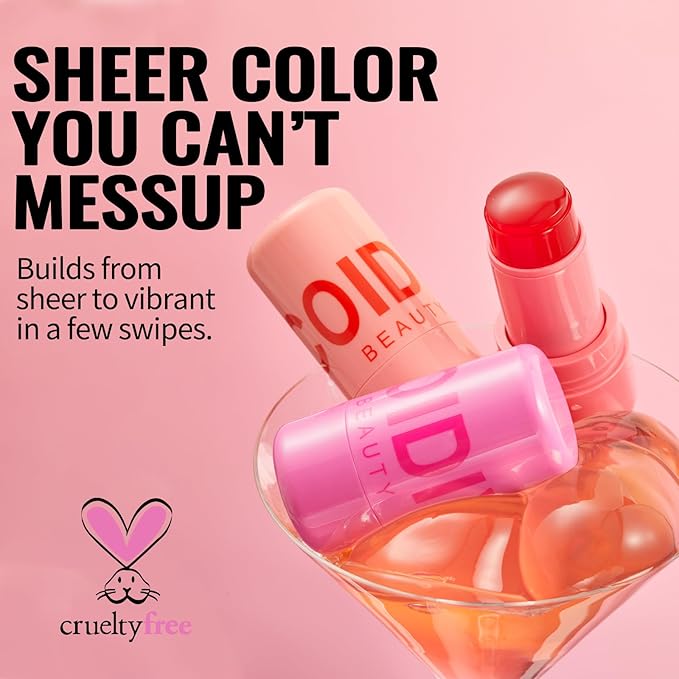 Erinde Cooling Water Jelly Tint, Jelly Blush Stick,