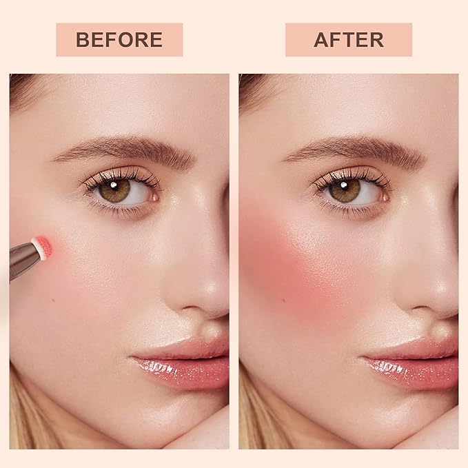 Mysense Liquid Blush Beauty Wand,Gel Cream Blush Stick -Peach Pink