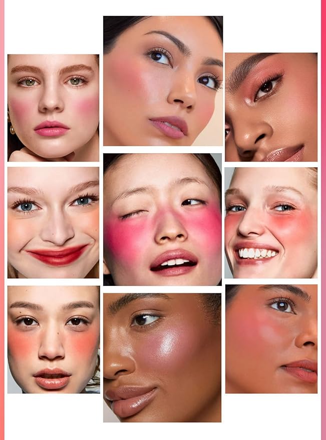 MAEPEOR Matte Face Blush 8 Colors Lightweight Natural (Color 07)