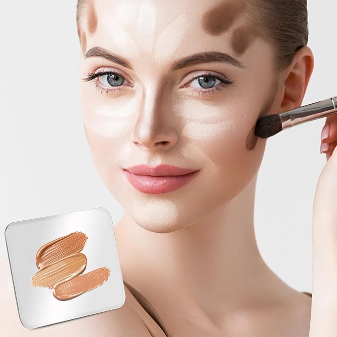 Makeup Mixing Palette, Makeup Spatula Palette with Foundation