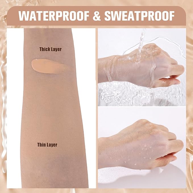 UCANBE Matte Liquid Foundation with Brush, Serum Foundation fl. oz.