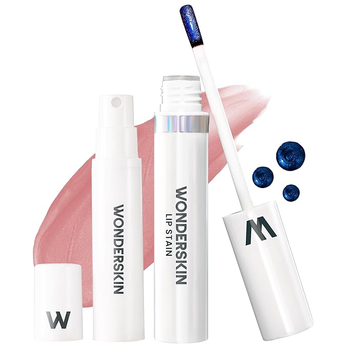 Wonderskin Wonder Blading Lip Stain Peel Off and Reveal Kit - Long Lasting, Waterproof Nude Lip Tint, Transfer Proof Natural Makeup Stain Kit (XOXO)