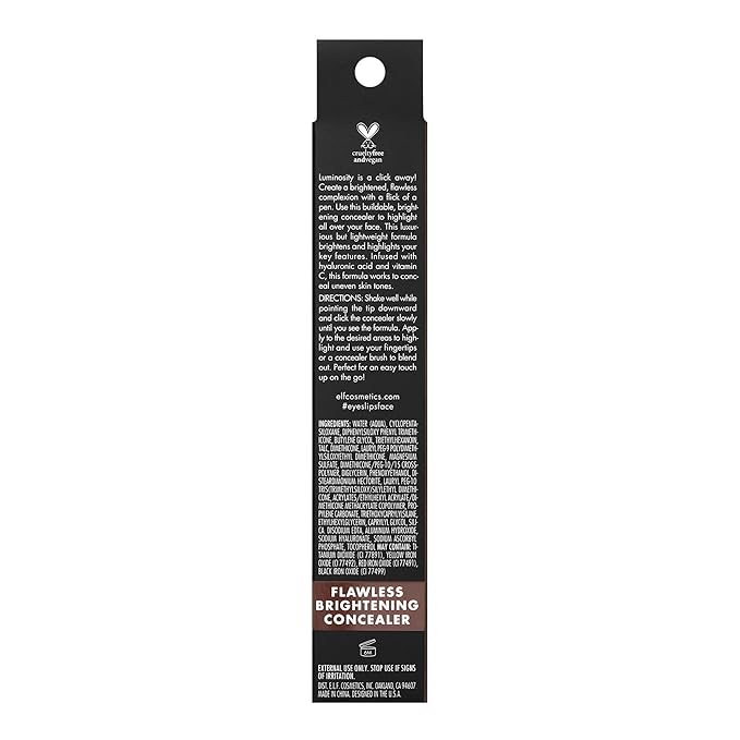 e.l.f. Flawless Brightening Concealer, Illuminating & Highlighting Face Fl Oz