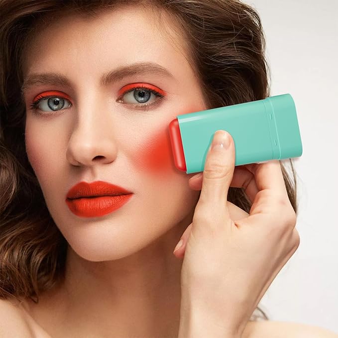 Orange Blush, Multi-Use Blush Stick, Cream Blush for Coral Orange