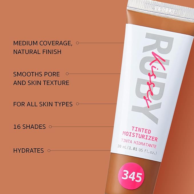 Ruby Kisses Tinted Moisturizer, Hydration, Calm & Revitalize