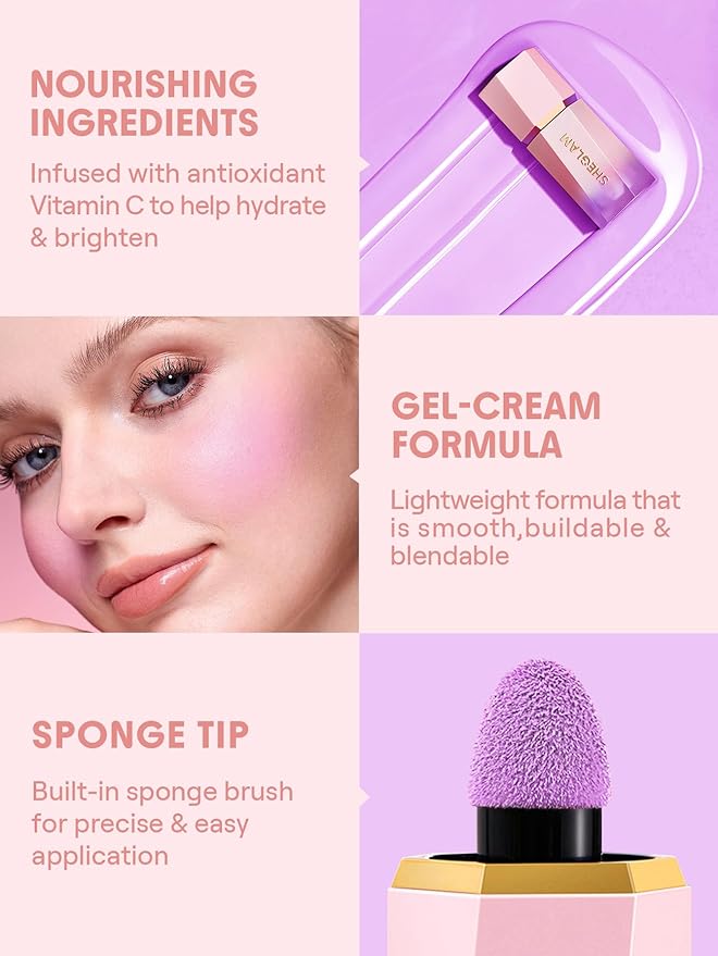 SHEGLAM Color Bloom Liquid Blush-On Call