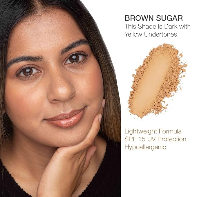 bellapierre Compact Mineral Foundation SPF 15 | Vegan Brown Sugar 35 Oz