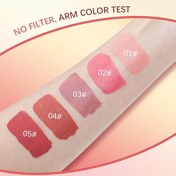 Liquid Blush, Natural Matte Velvet Finish, Soft Cream Peach Pink)