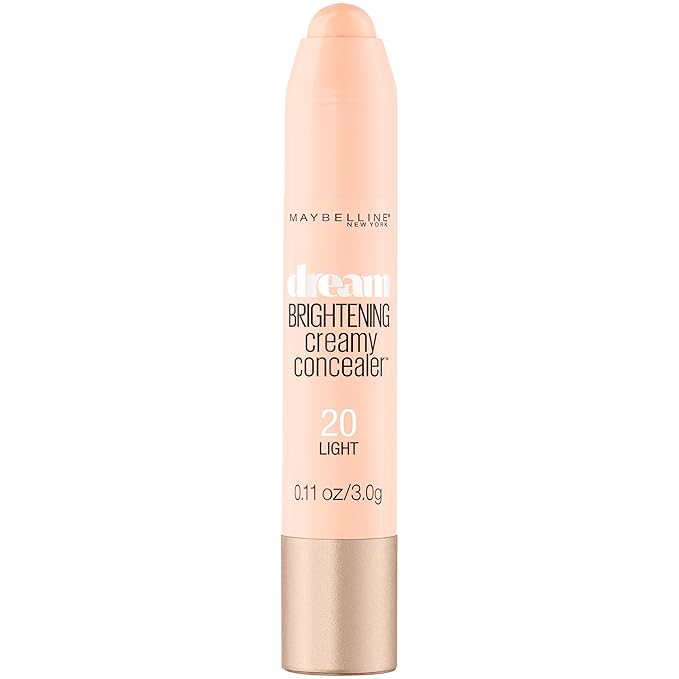 Maybelline New York Dream Brightening Creamy Concealer, Light, 0.11 oz