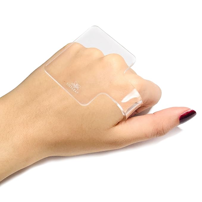 LilyLeaf Handheld Makeup Mixing Palette - Transparent Hand