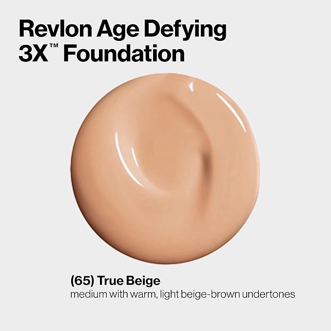 Revlon Age Defying 3X Makeup Foundation, Firming, Lifting fl oz