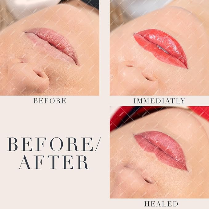 Biotek Lip Pigment for Permanent Makeup - Brownish Color for Lip - Made in Italy - Glace 0,61 fl.oz.