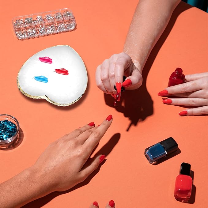 Resin Nail Art Palette Nail Mixing Palette Nail