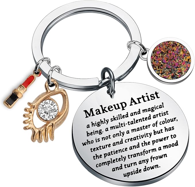 Makeup Artist Keychain Esthetician Gift Beauty