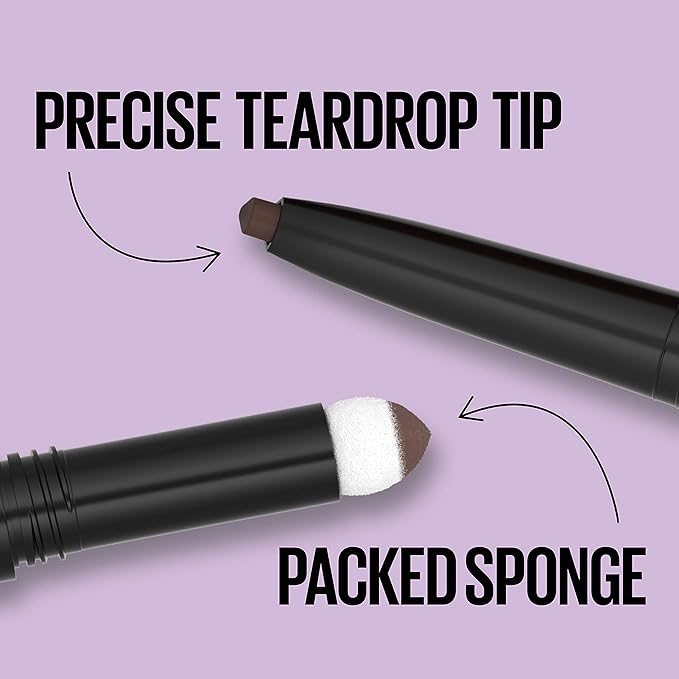 Maybelline Express Brow 2-In-1 Pencil and Powder Eyebrow Makeup, Blonde, 1 Count