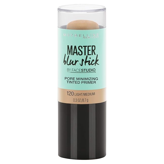 Maybelline New York Facestudio Master Blur Stick Primer Light/Medium, 0.. 3 oz
