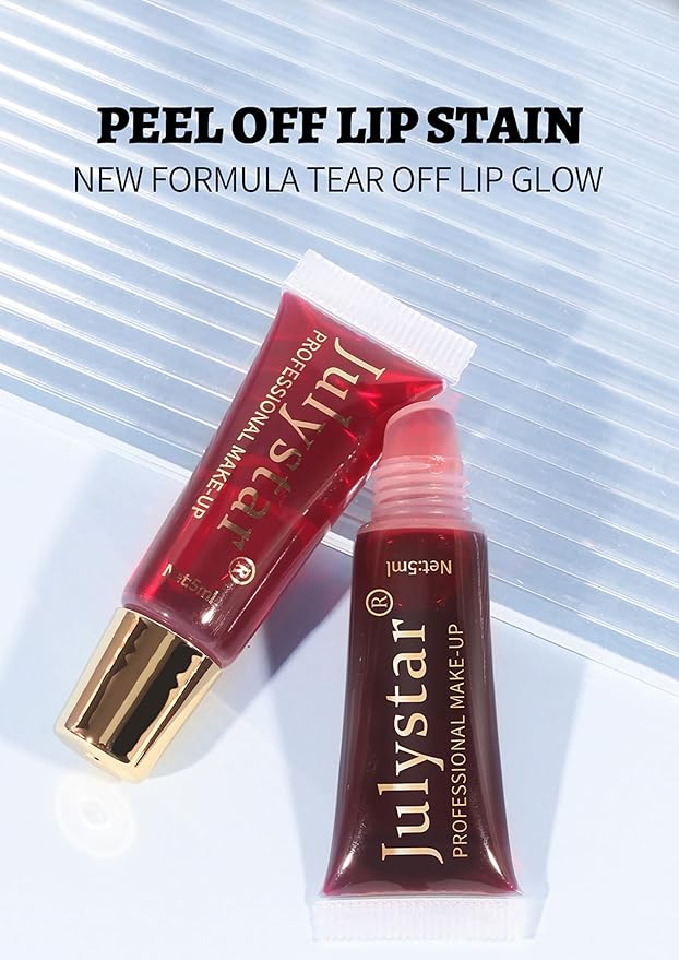 Peel Off Lip Stain Lips Tint, 6 Colors Magic