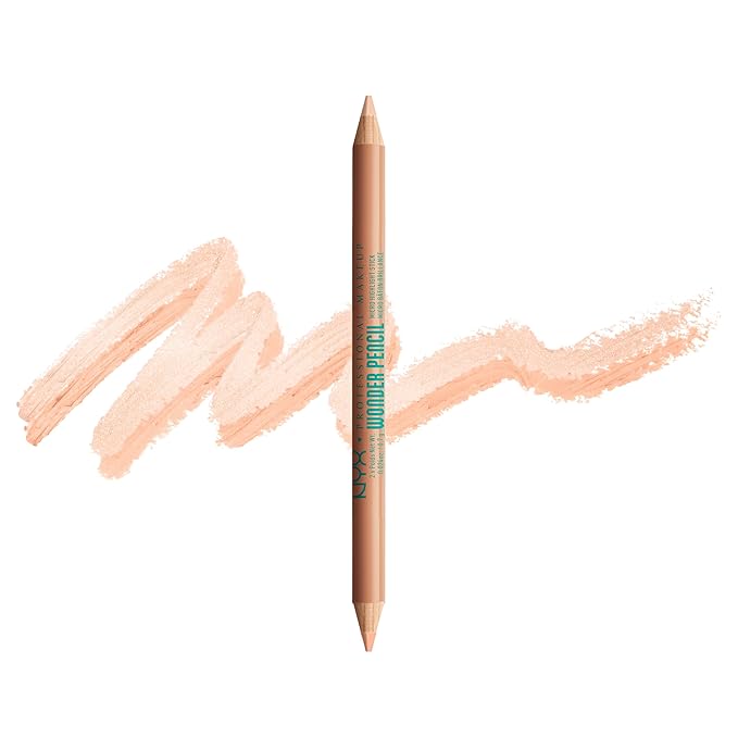NYX PROFESSIONAL MAKEUP Wonder Pencil, Multi-Use Micro Highlighter Medium Peach