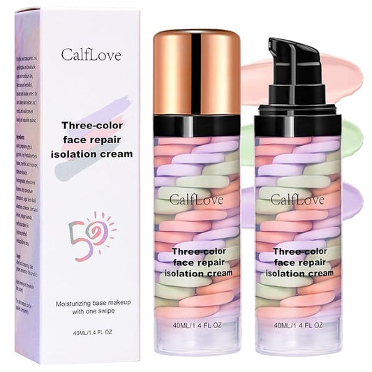 Primer Face Makeup,3 In 1 Isolation Cream,Makeup Primer Primer (2PCS)
