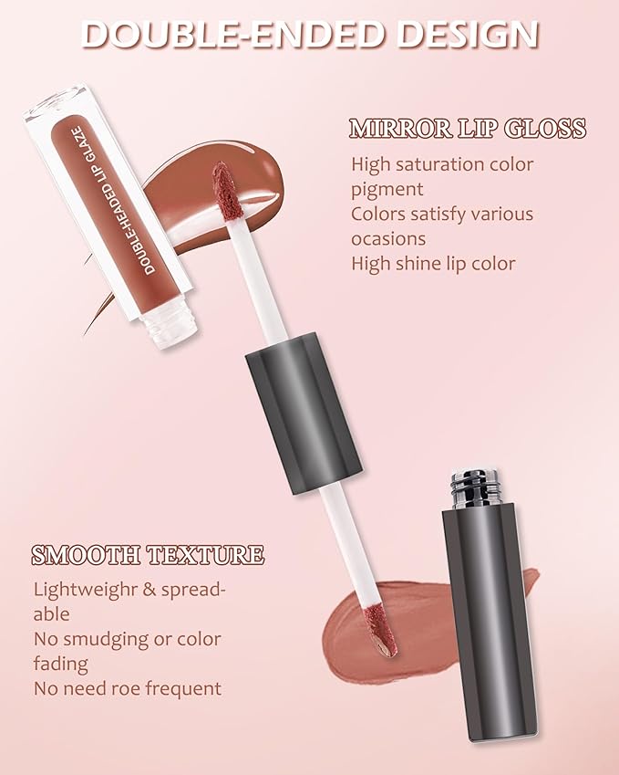 Matte Liquid Lipstick & Glow Lip Oil Gloss Glow