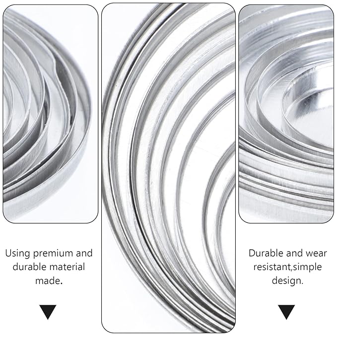 Lurrose 22pcs Empty Metal Pans Tin Palette Eyeshadow