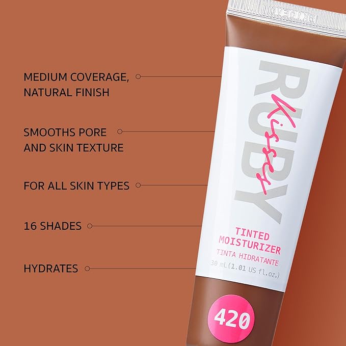 Ruby Kisses Tinted Moisturizer, Hydration, Calm & Revitalize