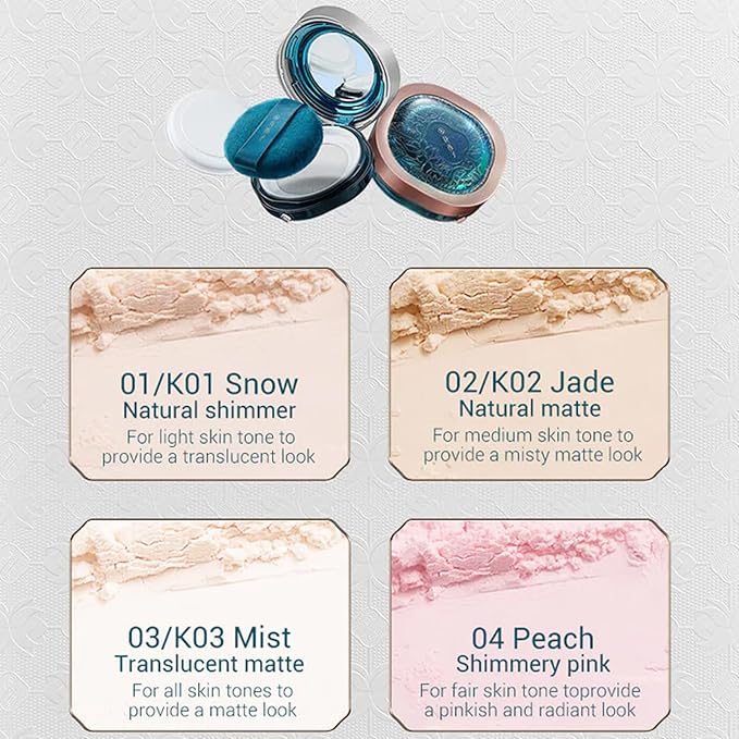 FLORASIS · Fairy Peach Blossom Ultra-light Setting Powder Window Edition）