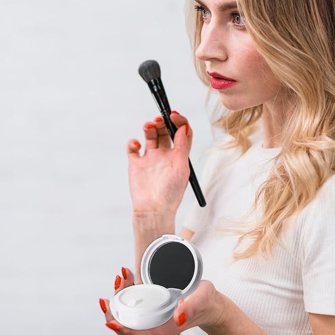 2 Pack Lip Balm Containers,Plastic Portable