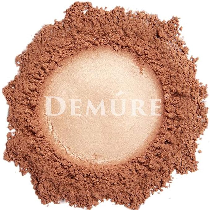 Demure Mineral Blush Makeup (Go Bronze), Loose Powder By Demure