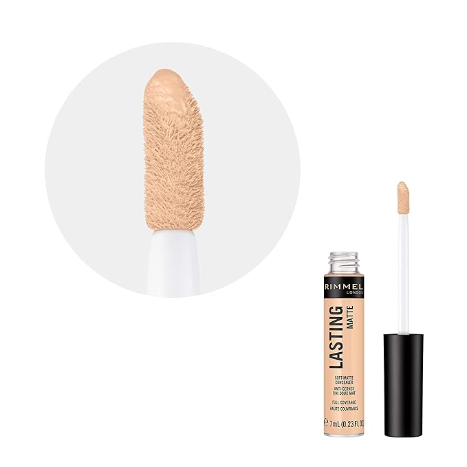 Rimmel London Lasting Matte Concealer, Shade 005 - - Porcelain, 7 ml