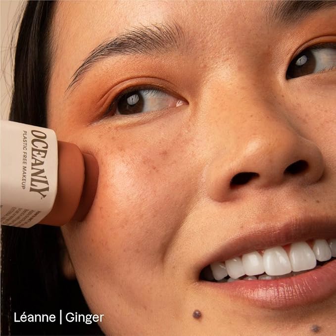 ATTITUDE Oceanly Lightweight Blush Stick, Titanium Dioxide-Free, EWG