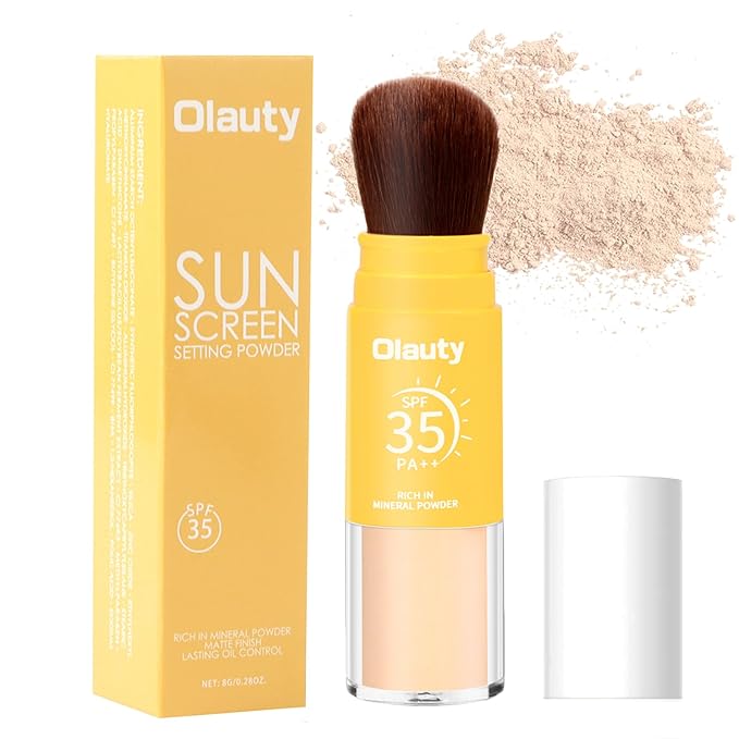 Mineral Sunscreen Setting Powder, SPF 35, Translucent Setting