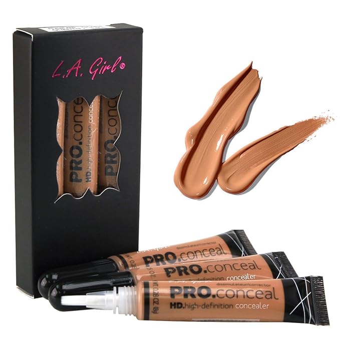 LA Girl HD Pro Conceal High Definition Concealer of 3)