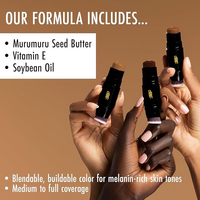 Black Radiance Color Perfect Foundation Stick,Cocoa Bean, 0.25 0.25 Ounce