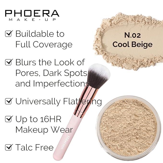 PHOERA Foundation,PHOERA Concealer,PHOERA Makeup Foundation Full Coverage Up Porcelain+102 Nude)