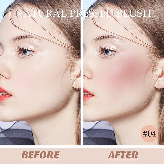 Boobeen Powder Blush, Single Color Blush Face Blush