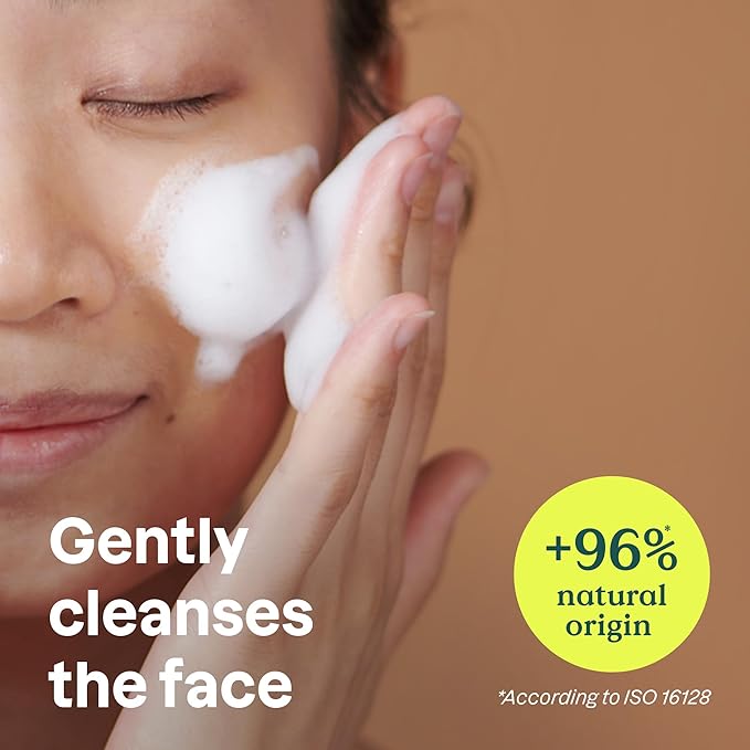 ATTITUDE Micellar Foaming Facial Cleanser, EWG Verified, Dermatologically Tested, Plant and Mineral-Based, Vegan, Orange Leaves, 5 Fl Oz (Pack of 6)