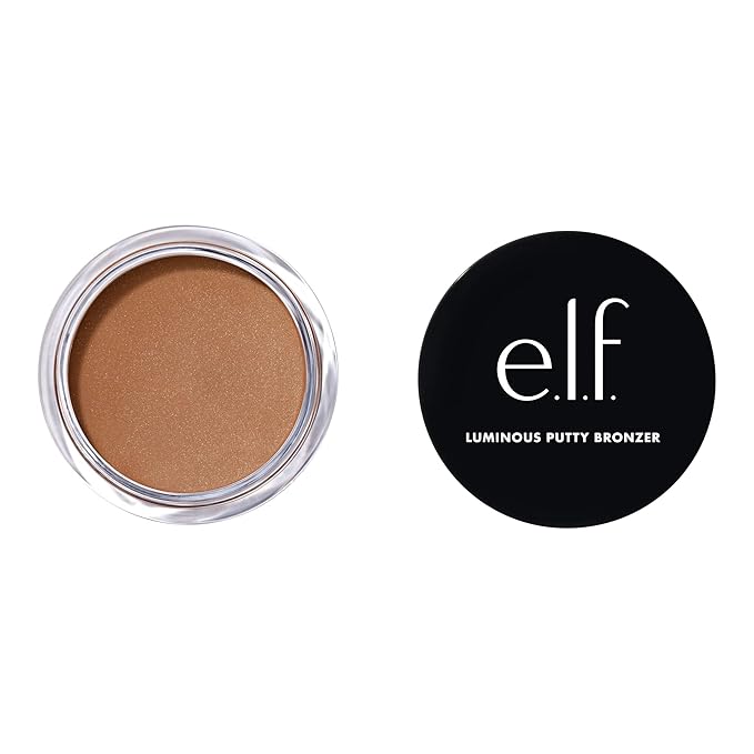 e.l.f. Luminous Putty Bronzer, Lightweight Putty-to-Powder Bronzer For