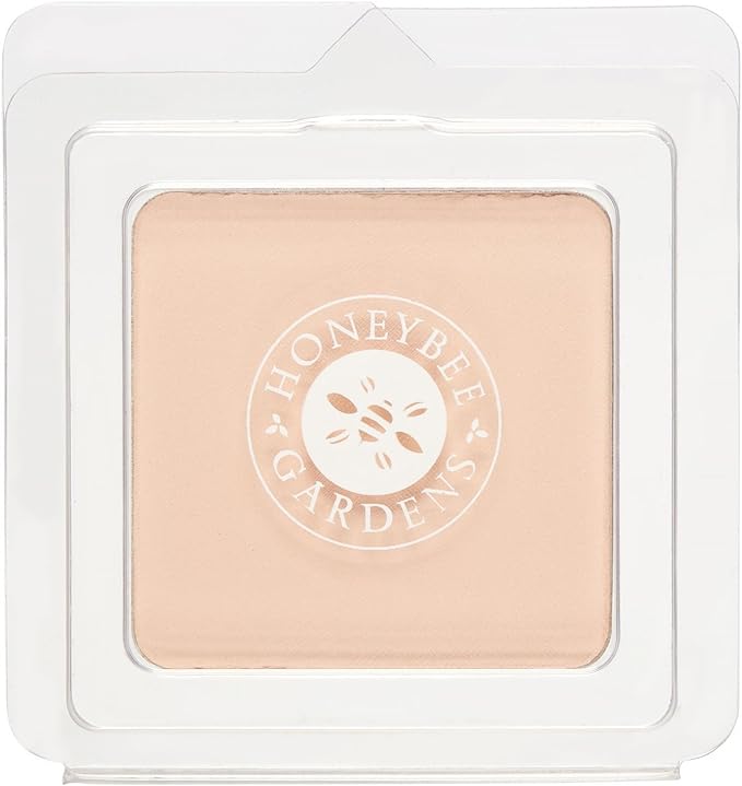 Honeybee Gardens Pressed Mineral Powder Foundation Refill, Avignon, Vitamin E, 7.5g