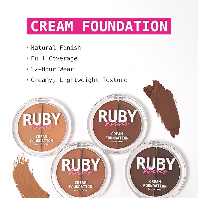 Ruby Kisses 3D Face Creator Cream Foundation & (Level 14)