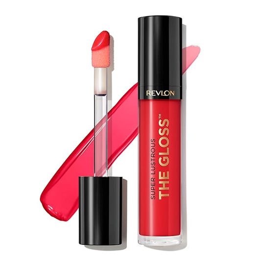 Revlon Super Lustrous Lip Gloss, Non-Sticky, Hydrating, High Shine Finish, 240 Fatal Apple, 0.13 oz